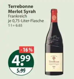 V Markt Terrebonne Merlot Syrah Angebot
