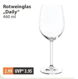 V Markt Rotweinglas "Daily" Angebot