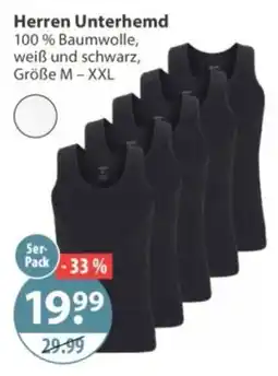 V Markt Herren Unterhemd Angebot