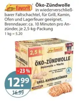 V Markt Öko-Zündwolle favorit Angebot