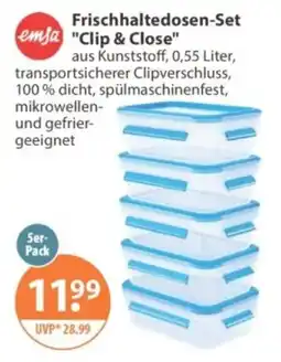 V Markt emja Frischhaltedosen-Set "Clip & Close" Angebot