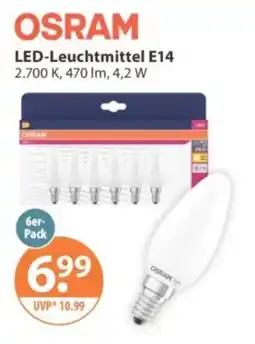 V Markt OSRAM LED-Leuchtmittel E14 Angebot
