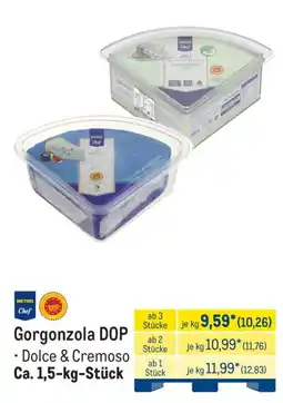 METRO Gorgonzola DOP · Dolce & Cremoso Angebot