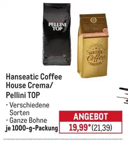 METRO Hanseatic Coffee House Crema/Pellini TOP Angebot