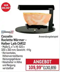 METRO Casselin Raclette Wärmer - Halber Laib CAR12 Angebot