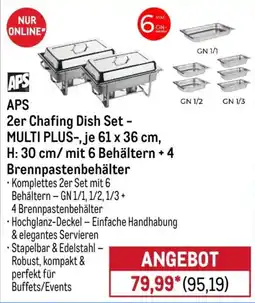 METRO APS 2er Chafing Dish Set - MULTI PLUS- Angebot