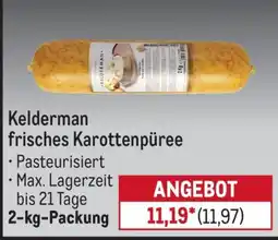 METRO Kelderman frisches Karottenpüree Angebot