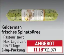 METRO Kelderman frisches Spinatpüree Angebot