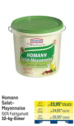 METRO Homann Salat-Mayonnaise Angebot