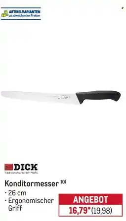 METRO DICK Konditormesser Angebot