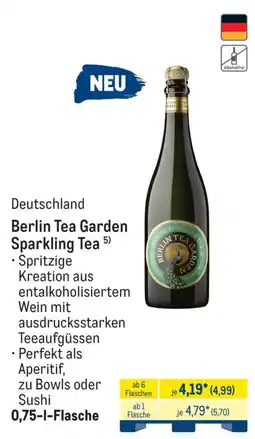 METRO Berlin Tea Garden Sparkling Tea Angebot
