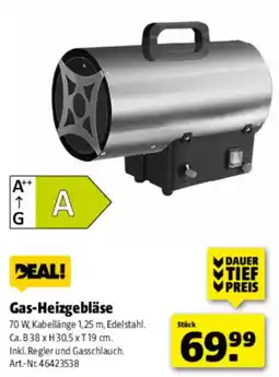 Hagebau Gas-Heizgebläse Angebot