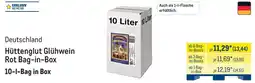 METRO Hüttenglut Glühwein Rot Bag-in-Box Angebot