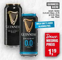 Handelshof GUINNESS BIERE Angebot