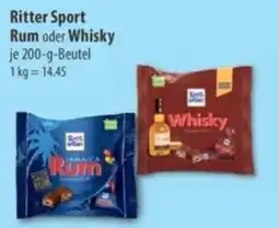 V Markt Ritter Sport Rum oder Whisky Angebot