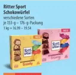V Markt Ritter Sport Schokowürfel Angebot