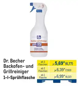 METRO Dr. Becher Backofen- und Grillreiniger Angebot