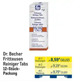 METRO Dr. Becher Fritteusen Reiniger Tabs Angebot
