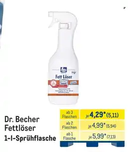 METRO Dr. Becher Fettlöser Angebot