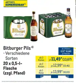 METRO Bitburger Pils Angebot