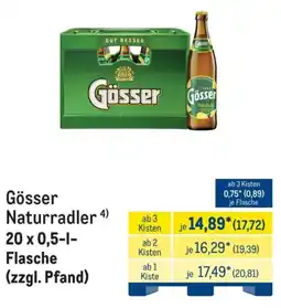 METRO Gösser Naturradler Angebot