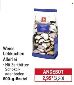 METRO Weiss Lebkuchen Allerlei Angebot