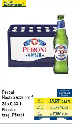 METRO Peroni Nastro Azzurro Angebot