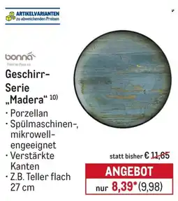 METRO Geschirr-Serie „Madera“ 10) bonna Angebot