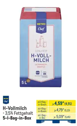 METRO METRO Chef H-Vollmilch Angebot