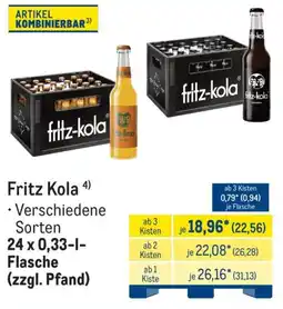 METRO Fritz Kola Angebot