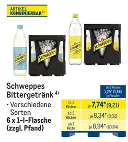 METRO Schweppes Bittergetränk Angebot