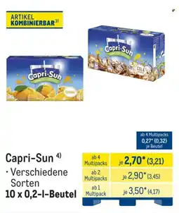METRO Capri-Sun Angebot