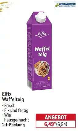 METRO Eifix Waffelteig Angebot