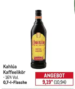METRO Kahlúa Kaffee-Likör Angebot