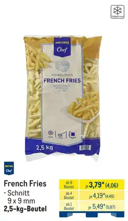 METRO METRO Chef French Fries Angebot