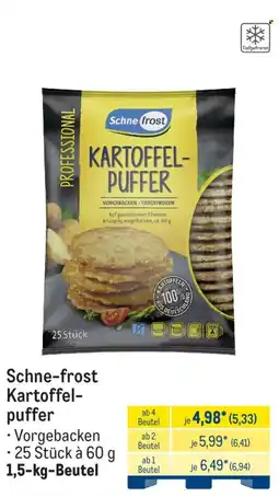 METRO Schne-frost Kartoffelpuffer Angebot