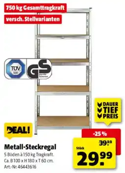 Hagebau Metall-Steckregal Angebot
