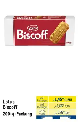 METRO Lotus Biscoff Angebot