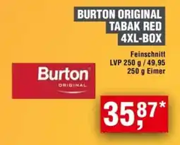 Handelshof Burton ORIGINAL TABAK RED Angebot