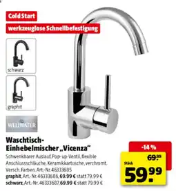 Hagebau Wellwater Waschtisch-Einhebelmischer „Vicenza“ Angebot