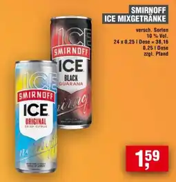 Handelshof SMIRNOFF ICE MIXGETRÄNKE Angebot