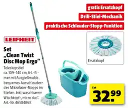 Hagebau LEIFHEIT Clean Twist Disc Mop Ergo Angebot