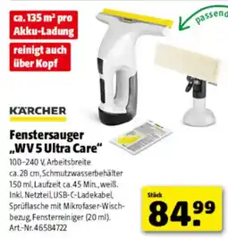 Hagebau KÄRCHER Fenstersauger „WV 5 Ultra Care“ Angebot