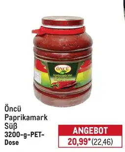 METRO Öncü Paprikamark Süß Angebot