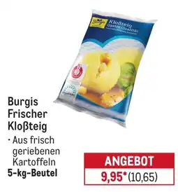 METRO Burgis Frischer Kloßteig Angebot