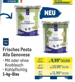 METRO Metro Chef Frisches Pesto Alla Genovese Angebot