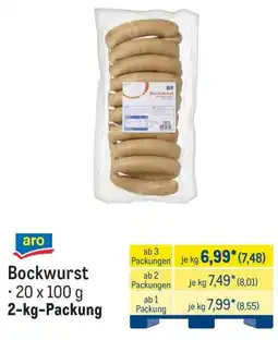 METRO aro Bockwurst Angebot