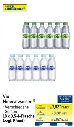 METRO Vio Mineralwasser Angebot