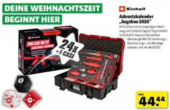 Einhell Adventskalender „hagebau 2026“