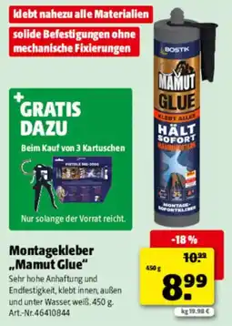 Hagebau Montagekleber "Mamut Glue" Angebot